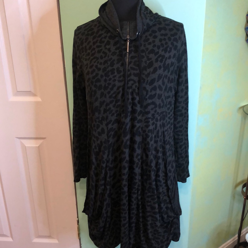 Leopard Print Tunic Dress
